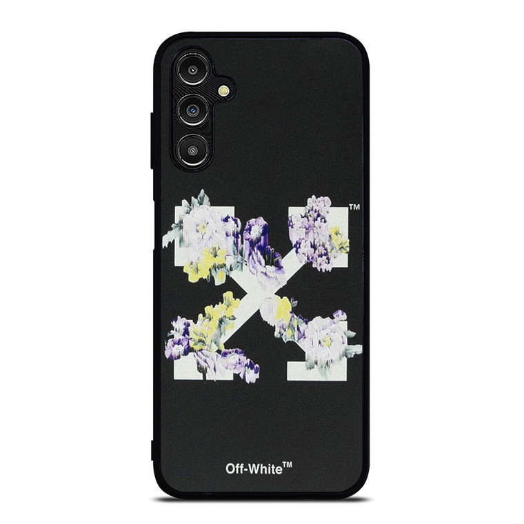 OFF WHITE FLORAL LOGO Samsung Galaxy A14 Case Cover