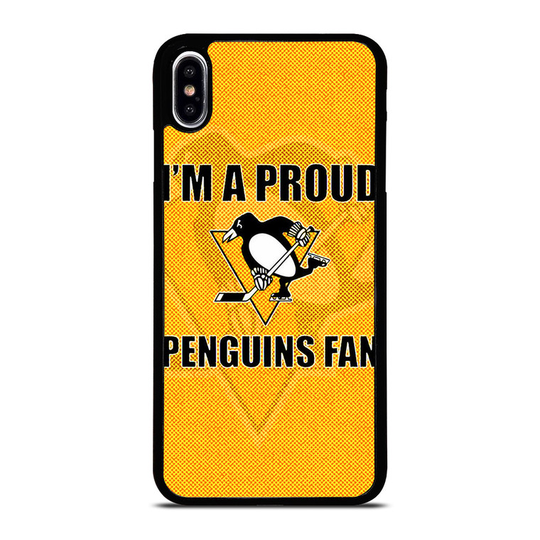 PITTSBURGH PENGUINS NHL HOCKEY FANS 3 iPhone XS Max Case Cover