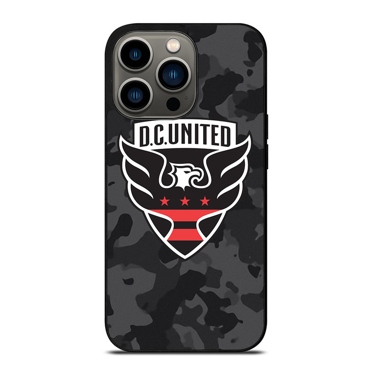 DC UNITED MLS BLACK CAMO iPhone 13 Pro Case Cover