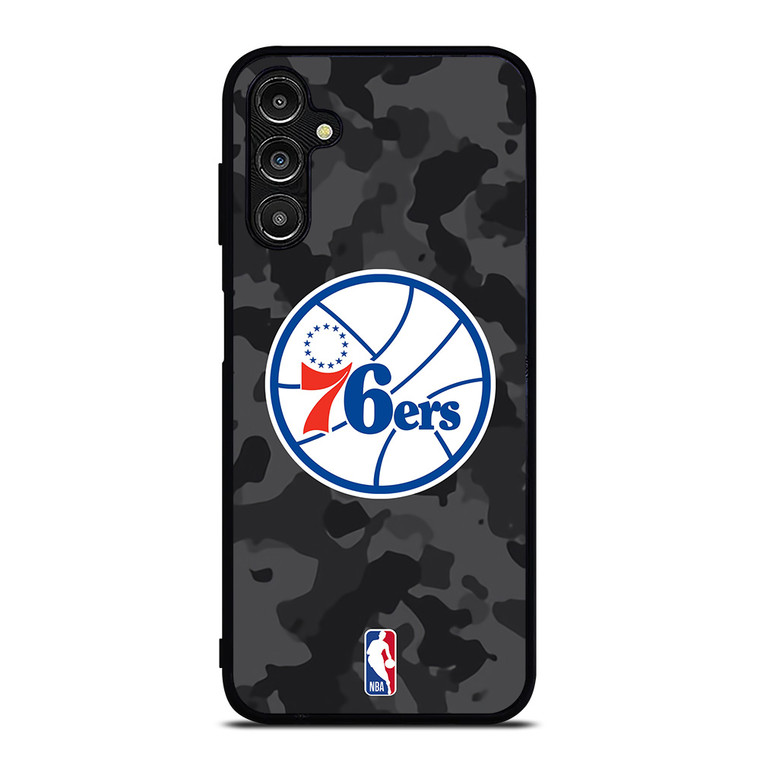 PHILADELPHIA 76ERS BLACK CAMO Samsung Galaxy A14 Case Cover