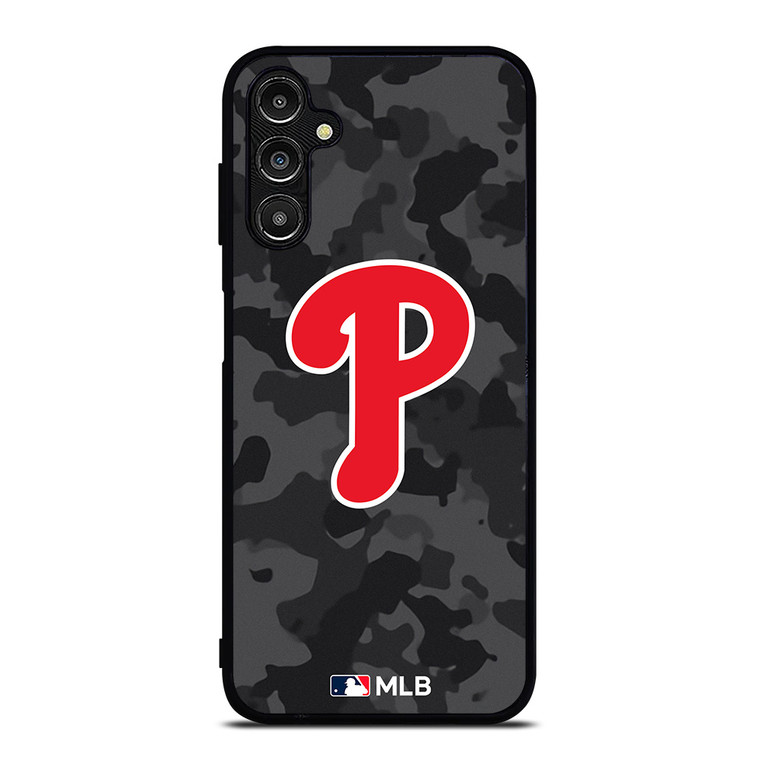 PHILADELPHIA PHILLIES BASEBALL BLACK CAMO Samsung Galaxy A14 Case Cover