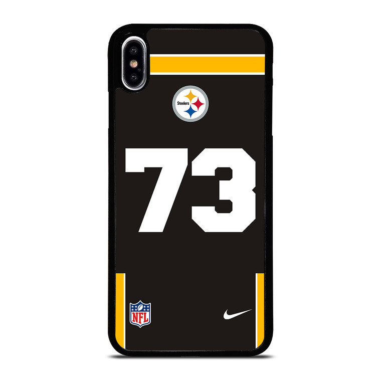 PITTSBURGH STEELERS JOE HAEG 73 NFL NIKE iPhone XS Max Case Cover
