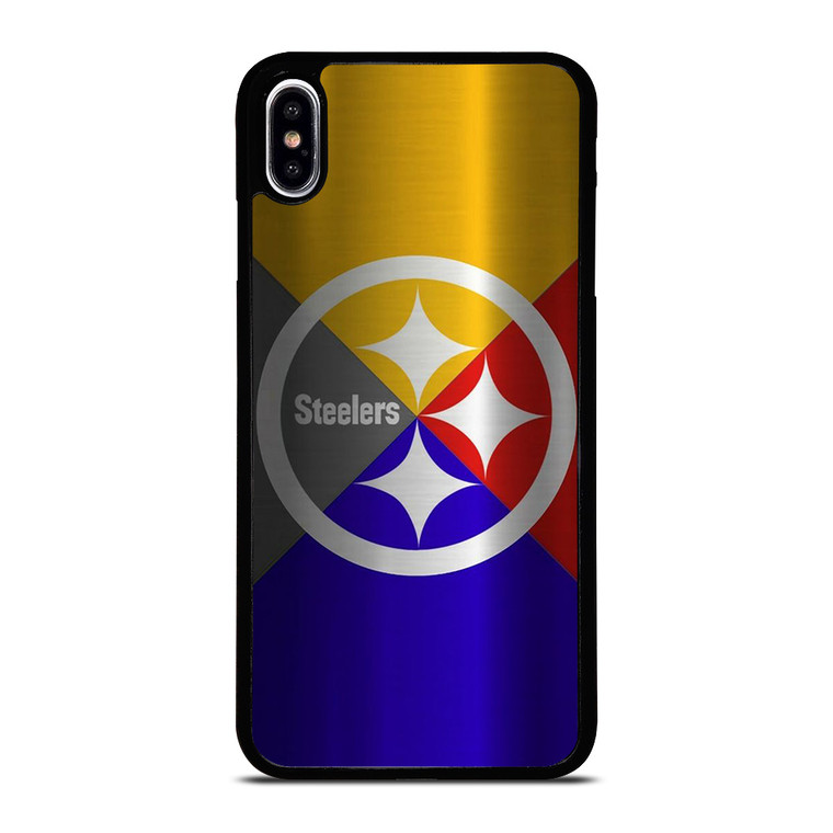 PITTSBURGH STEELERS NFL FOOTBALL METAL iPhone XS Max Case Cover
