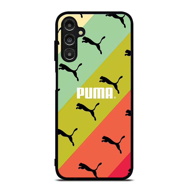 PUMA LOGO STRIPE PATTERN Samsung Galaxy A14 Case Cover