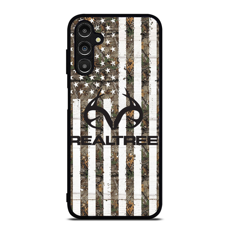 REALTREE AMERICAN FLAG LOGO Samsung Galaxy A14 Case Cover