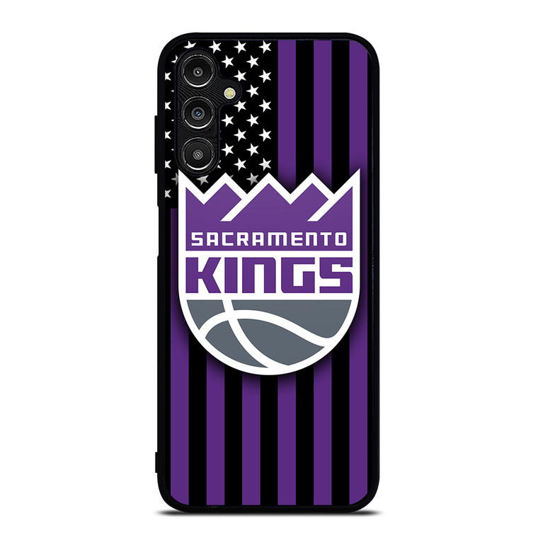 SACRAMENTO KINGS NBA USA FLAG Samsung Galaxy A14 Case Cover