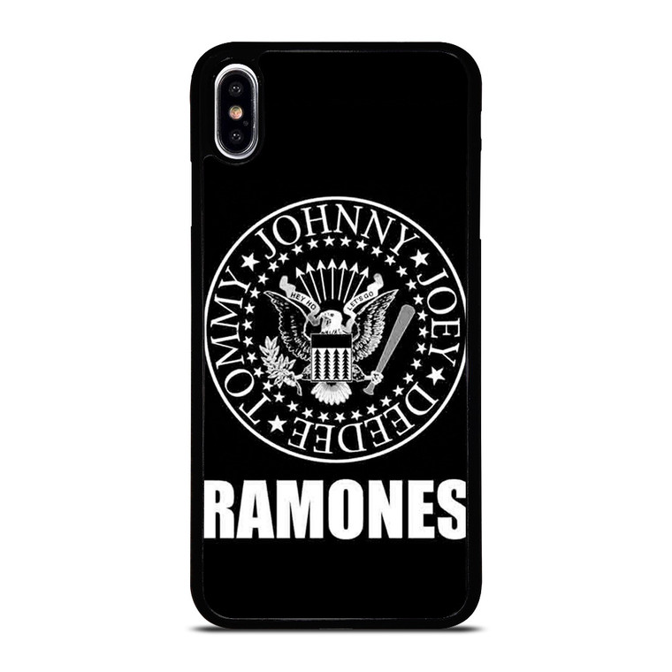 RAMONES ROCK BAND LOGO iPhone XS Max Case Cover