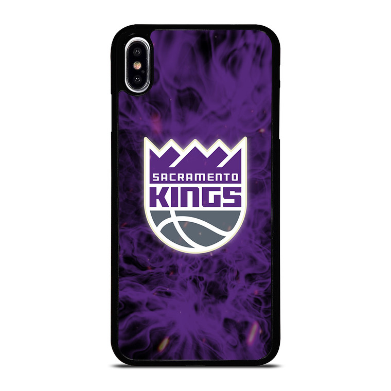 SACRAMENTO KINGS BASKETBALL NBA FIRE iPhone XS Max Case Cover