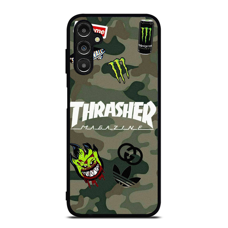 THRASHER SKATEBOARD CAMO COLLAGE Samsung Galaxy A14 Case Cover