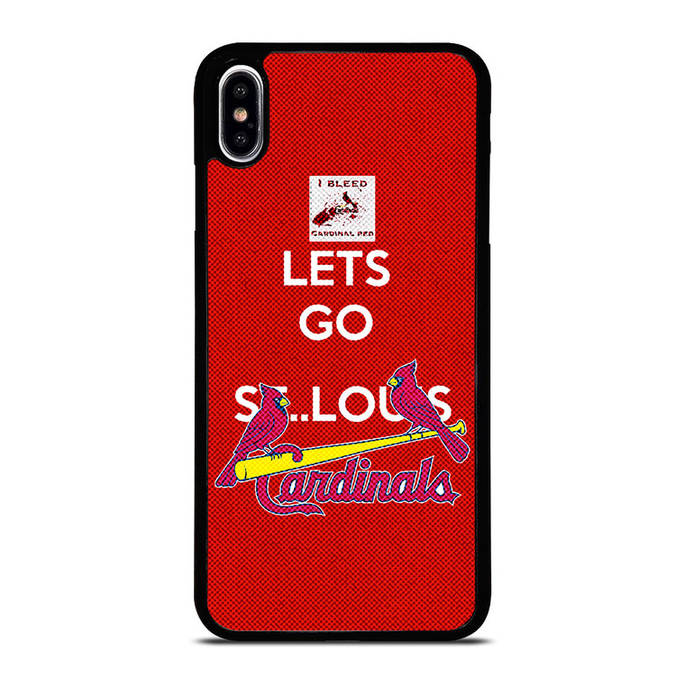 SAINT LOUIS CARDINALS MLB BASEBALL FANS iPhone XS Max Case Cover