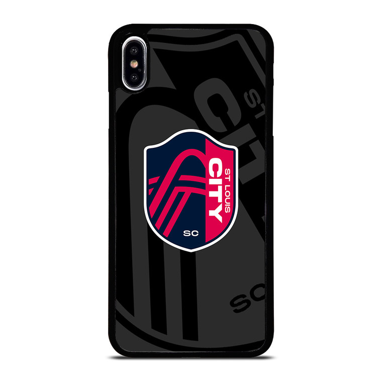 SAINT LOUIS CITY MLS BLACK iPhone XS Max Case Cover