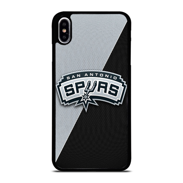 SAN ANTONIO SPURS NBA BASKETBALL LOGO iPhone XS Max Case Cover
