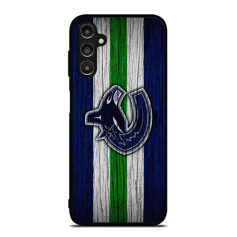 VANCOUVER CANUCKS WOODEN LOGO Samsung Galaxy A14 Case Cover
