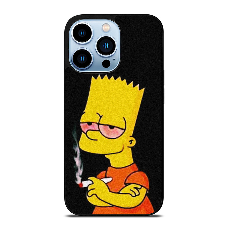 BART SIMPSONS WEEDS CIGARATTE iPhone 13 Pro Max Case Cover