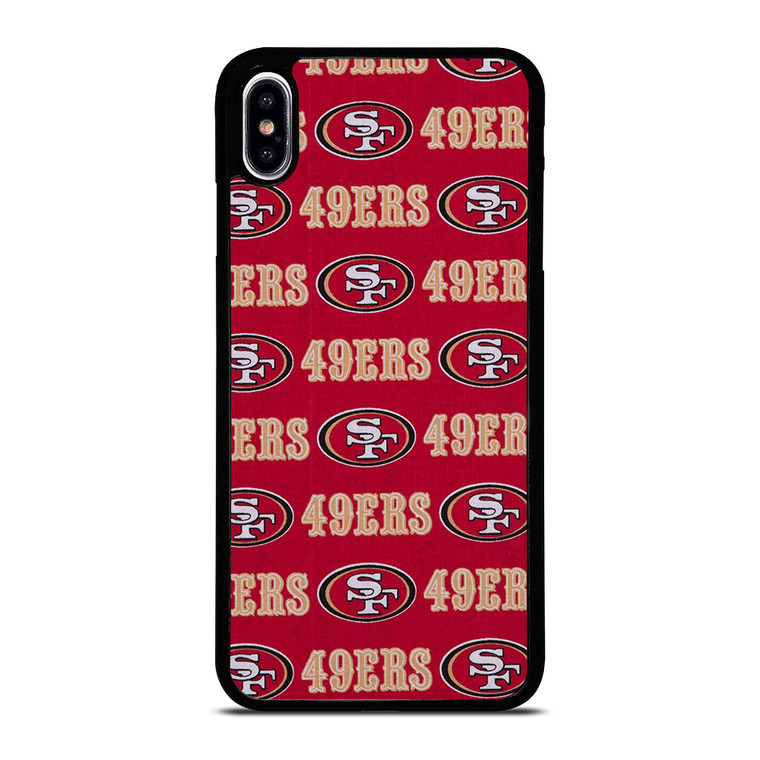 SAN FRANCISCO 49ERS PATTERN iPhone XS Max Case Cover