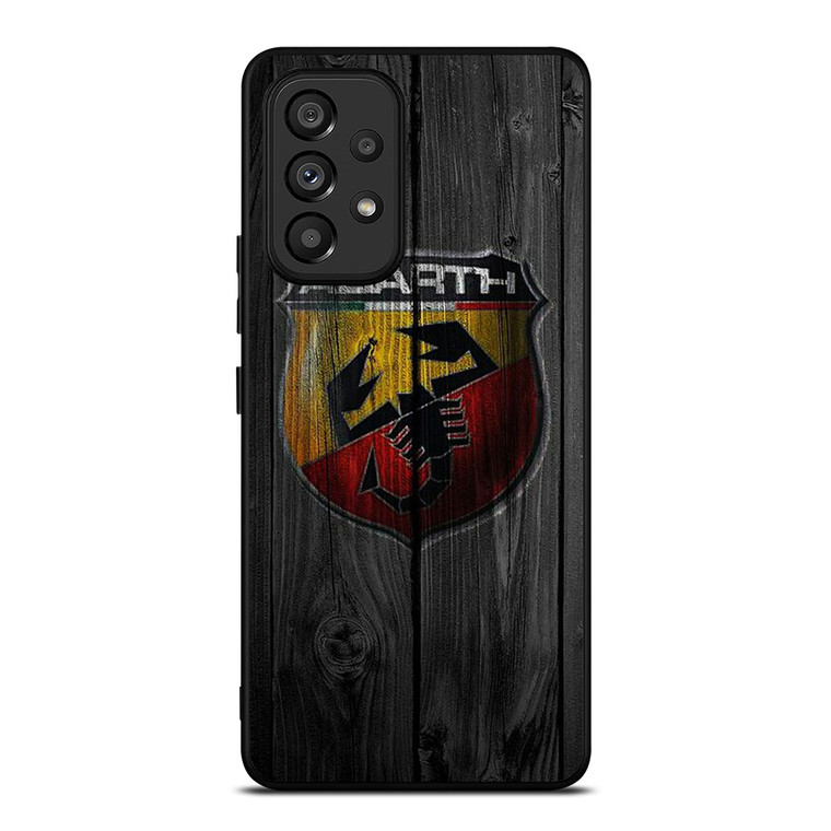 ABARTH CAR WOODEN LOGO Samsung Galaxy A53 Case Cover