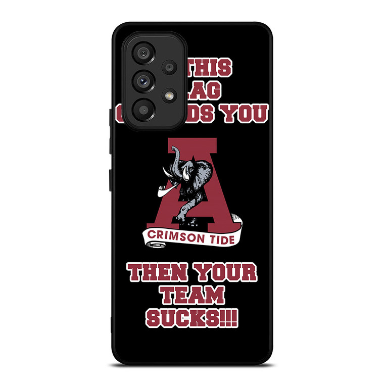 ALABAMA CRIMSON TIDE FANS Samsung Galaxy A53 Case Cover