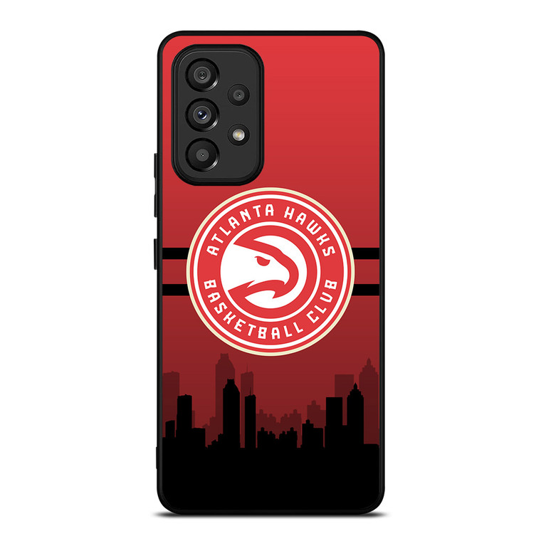 ATLANTA HAWKS NBA SKYLINE Samsung Galaxy A53 Case Cover