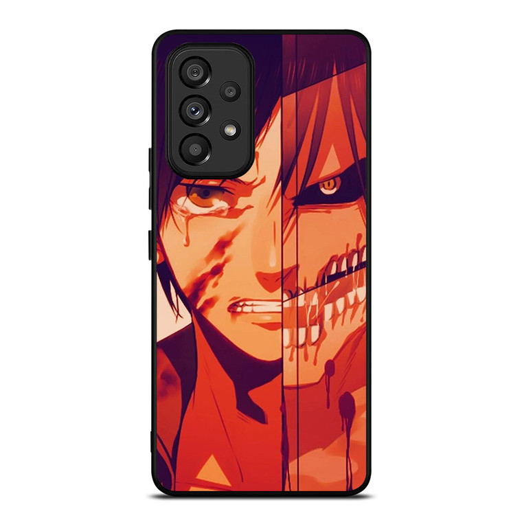 ATTACK ON TITAN EREN YEAGER ANIME Samsung Galaxy A53 Case Cover