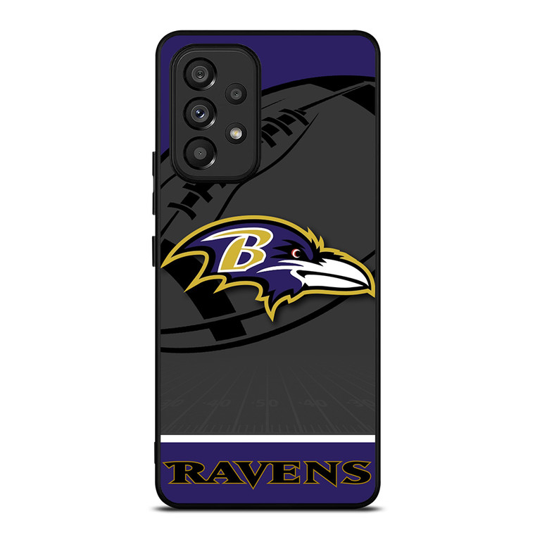 BALTIMORE RAVENS NFL TEAM Samsung Galaxy A53 Case Cover BALTIMORE RAVENS NFL TEAM Samsung Galaxy A53 Case Cover