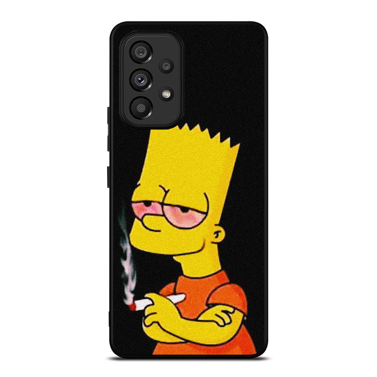 BART SIMPSONS WEEDS CIGARATTE Samsung Galaxy A53 Case Cover
