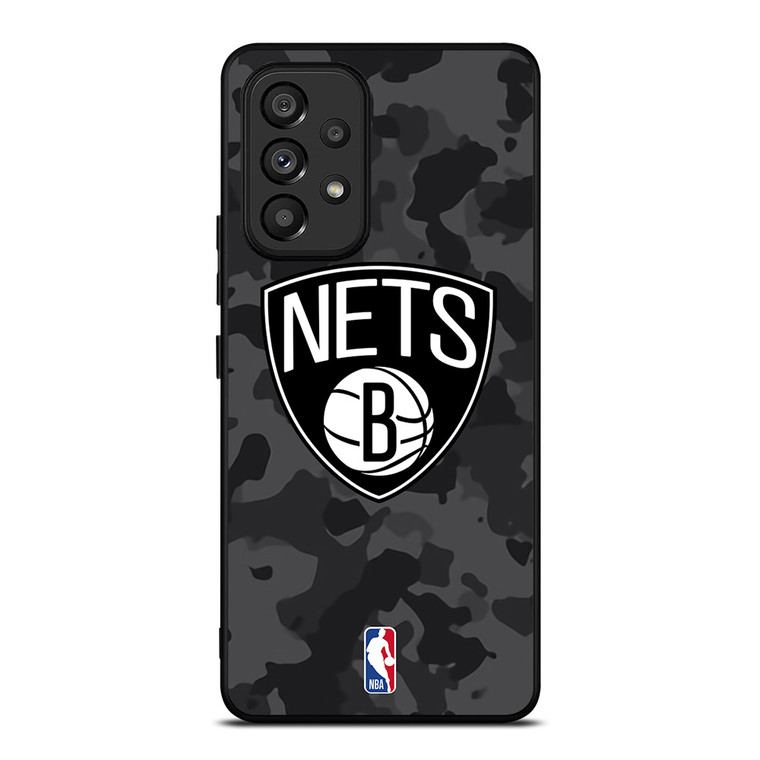BROOKLYN NETS BLACK CAMO Samsung Galaxy A53 Case Cover