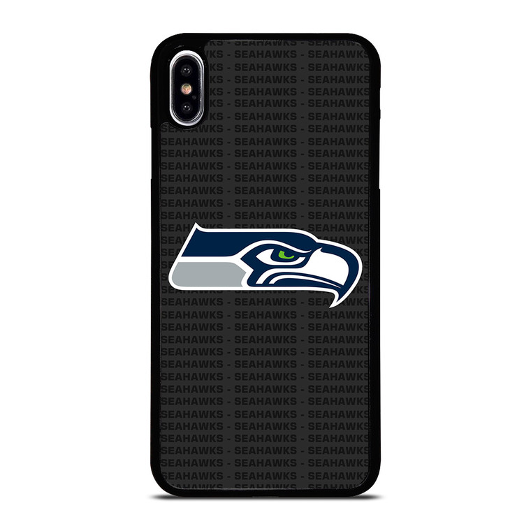 SEATTLE SEAHAWKS FOOTBALL TEXT iPhone XS Max Case Cover