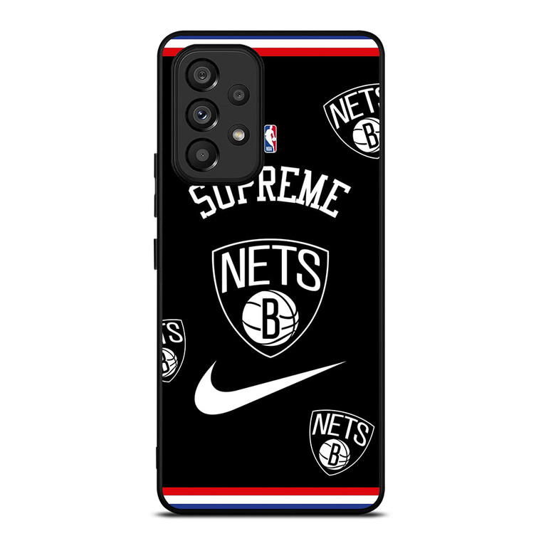 BROOKLYN NETS NBA X SUPREME NIKE Samsung Galaxy A53 Case Cover