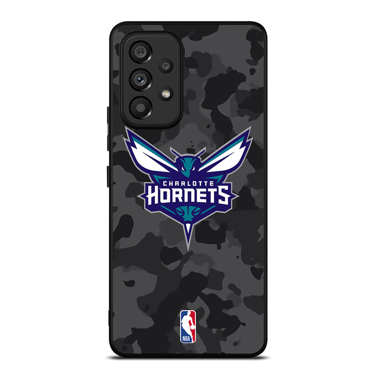 CHARLOTTE HORNETS BLACK CAMO Samsung Galaxy A53 Case Cover