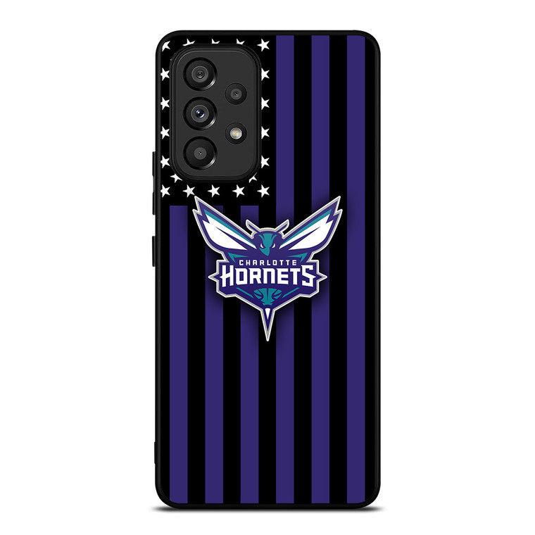 CHARLOTTE HORNETS NBA USA FLAG Samsung Galaxy A53 Case Cover