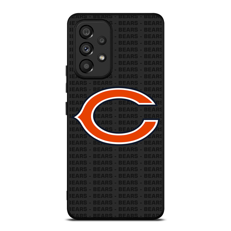CHICAGO BEARS FOOTBALL TEXT Samsung Galaxy A53 Case Cover