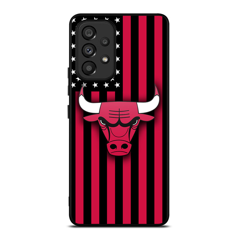 CHICAGO BULLS NBA USA FLAG Samsung Galaxy A53 Case Cover