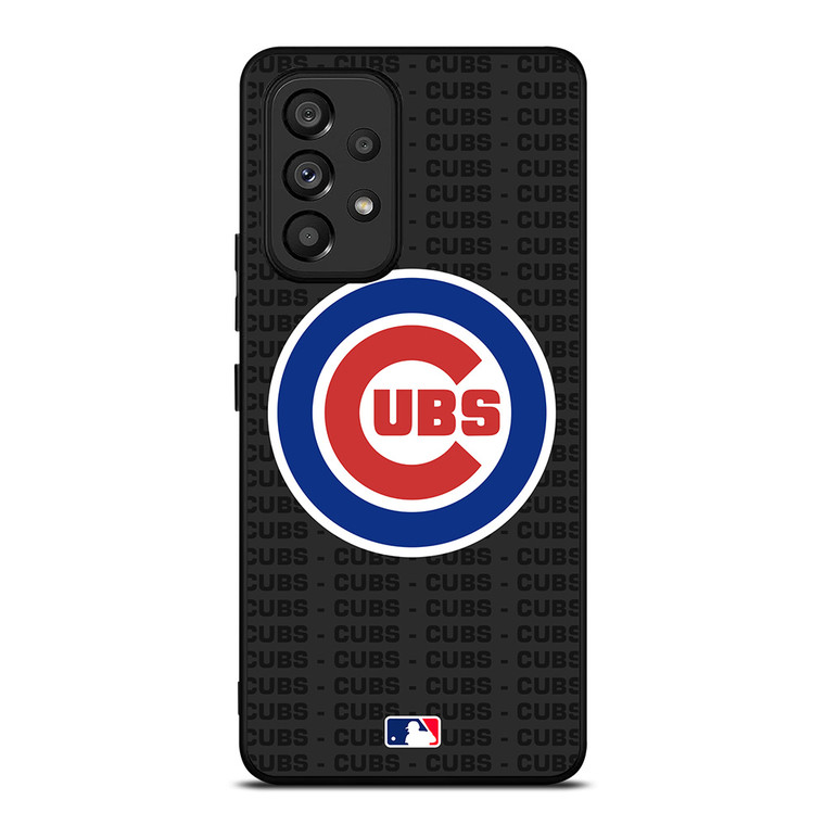 CHICAGO CUBS BASEBALL BLACK Samsung Galaxy A53 Case Cover