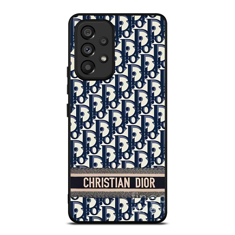 CHRISTIAN DIOR LOGO BLUE Samsung Galaxy A53 Case Cover