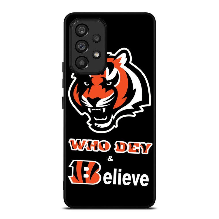CINCINNATI BENGALS FOOTBALL WHO DEY Samsung Galaxy A53 Case Cover