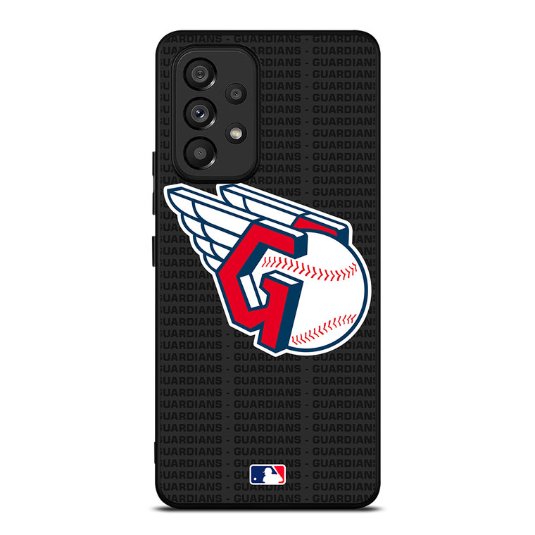 CLEVELAND GUARDIANS BASEBALL BLACK Samsung Galaxy A53 Case Cover