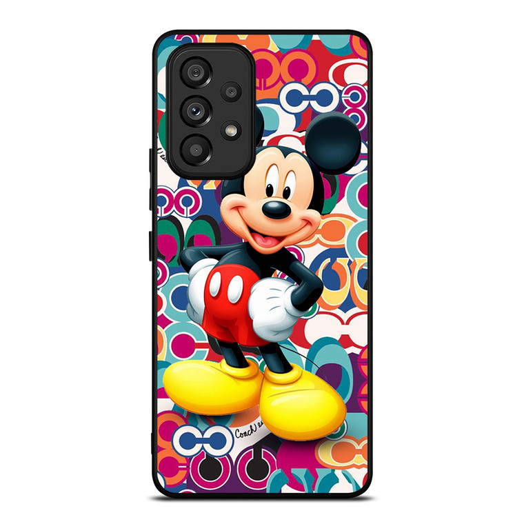 COACH NEW YORK MICKEY MOUSE CUTE Samsung Galaxy A53 Case Cover