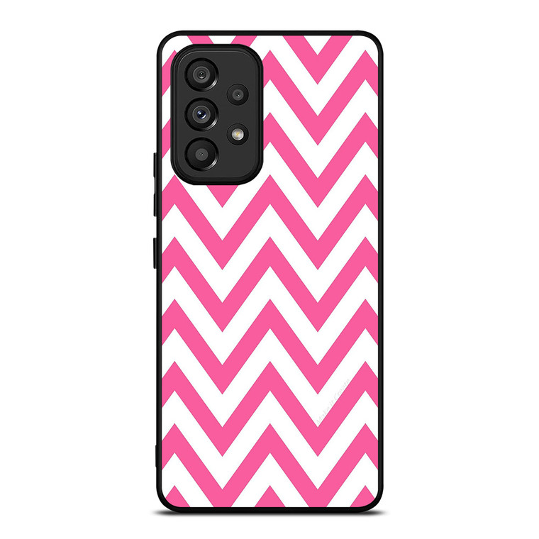 CUTE CHEVRON PINK Samsung Galaxy A53 Case Cover