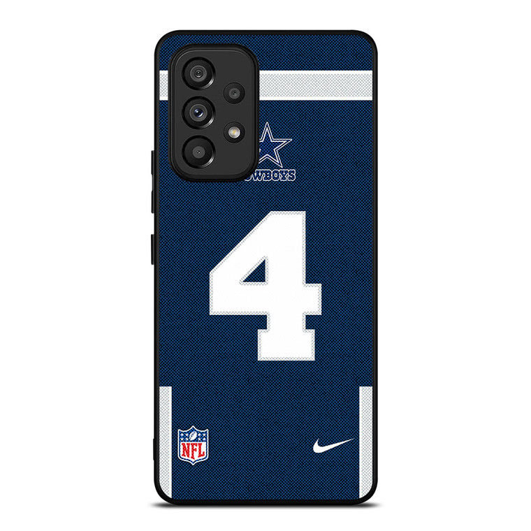 DALLAS COWBOYS DAK PRESCOTT 4 NFL NIKE Samsung Galaxy A53 Case Cover