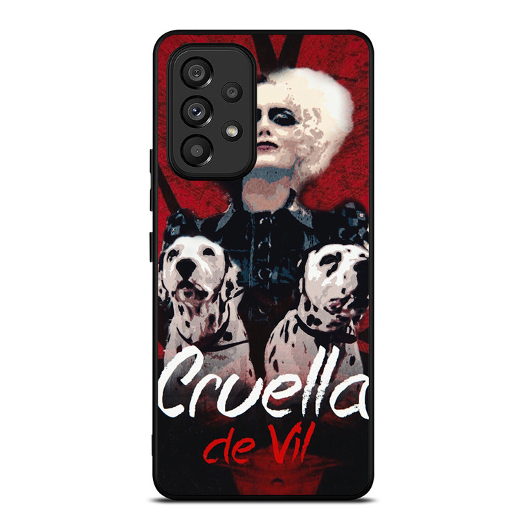 DISNEY CRUELLA DE VIL DALMATIAN Samsung Galaxy A53 Case Cover