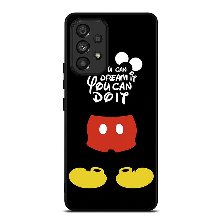 DISNEY MICKEY MOUSE QUOTES Samsung Galaxy A53 Case Cover