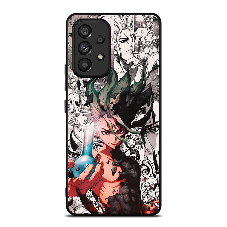 DR STONE ANIME BLACK WHITE Samsung Galaxy A53 Case Cover