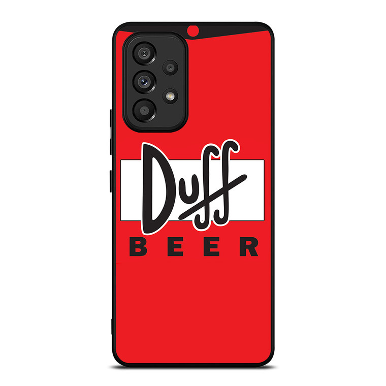 DUFF BEER THE SIMPSONS CARTOON 2 Samsung Galaxy A53 Case Cover