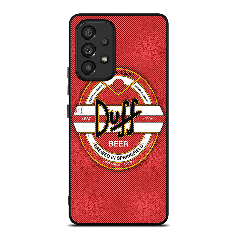 DUFF BEER THE SIMPSONS LOGO 2 Samsung Galaxy A53 Case Cover
