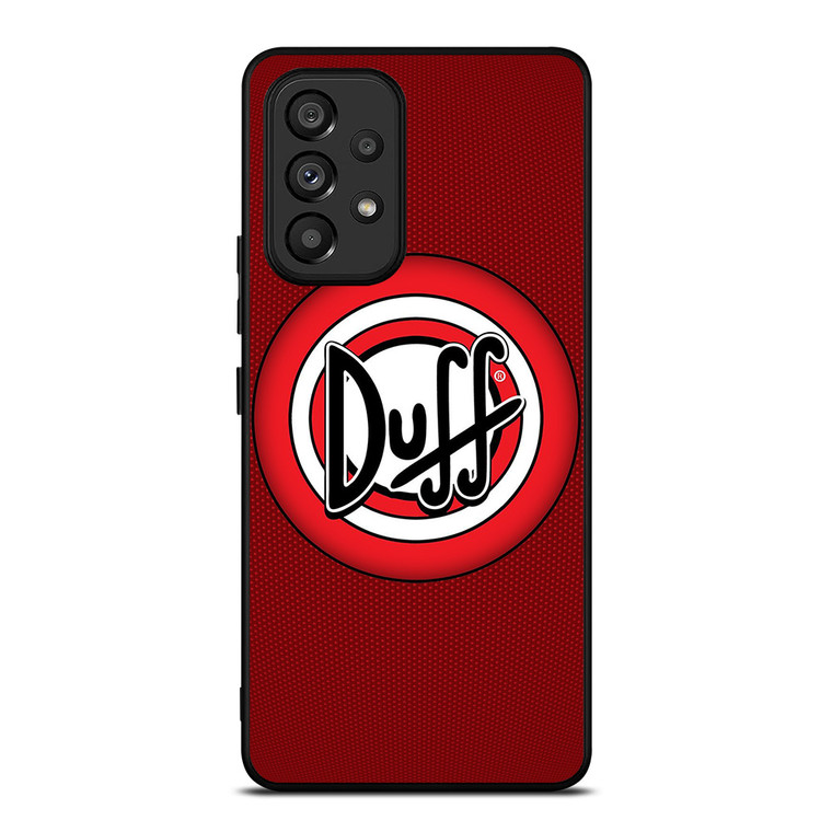 DUFF BEER THE SIMPSONS LOGO Samsung Galaxy A53 Case Cover
