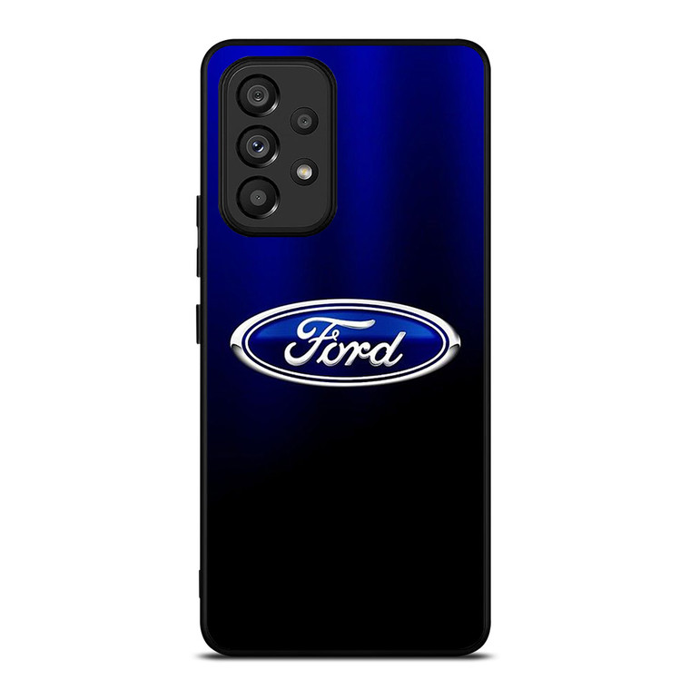 FORD CAR BLUE LOGO Samsung Galaxy A53 Case Cover FORD CAR BLUE LOGO Samsung Galaxy A53 Case Cover
