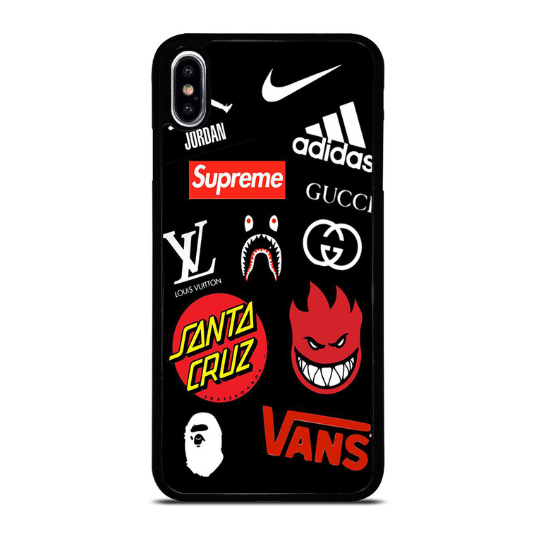 SUPREME NIKE ADIDAS SKATEBOARD iPhone XS Max Case Cover