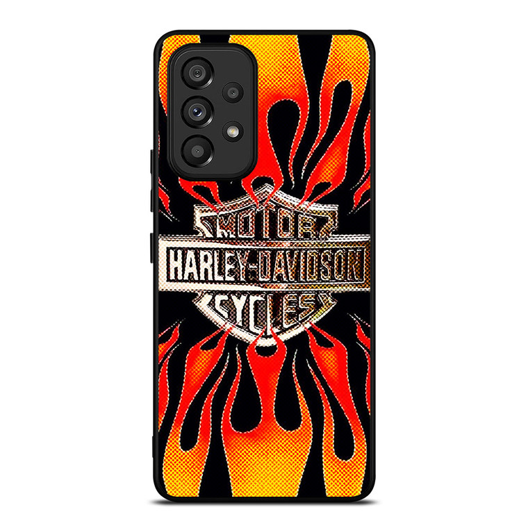HARLAY DAVIDSON MOTOR FIRE LOGO Samsung Galaxy A53 Case Cover