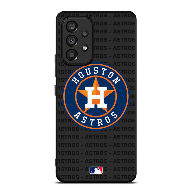 HOUSTON ASTROS BASEBALL BLACK Samsung Galaxy A53 Case Cover