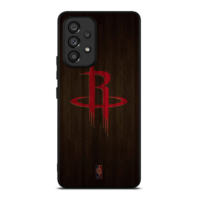 HOUSTON ROCKETS BASKETBALL COURT NBA Samsung Galaxy A53 Case Cover